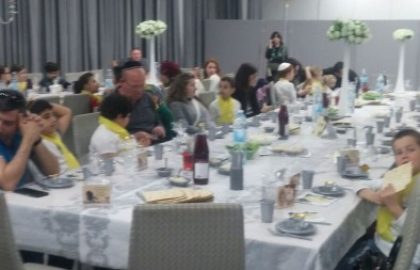 חגגנו ליל הסדר הורים ותלמידים באולמי זמורה היה מיוחד!