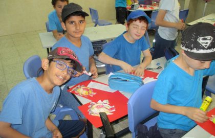 סיכום פעילות בטיחות באש .בל"ג בעומר בכיתה ב'
