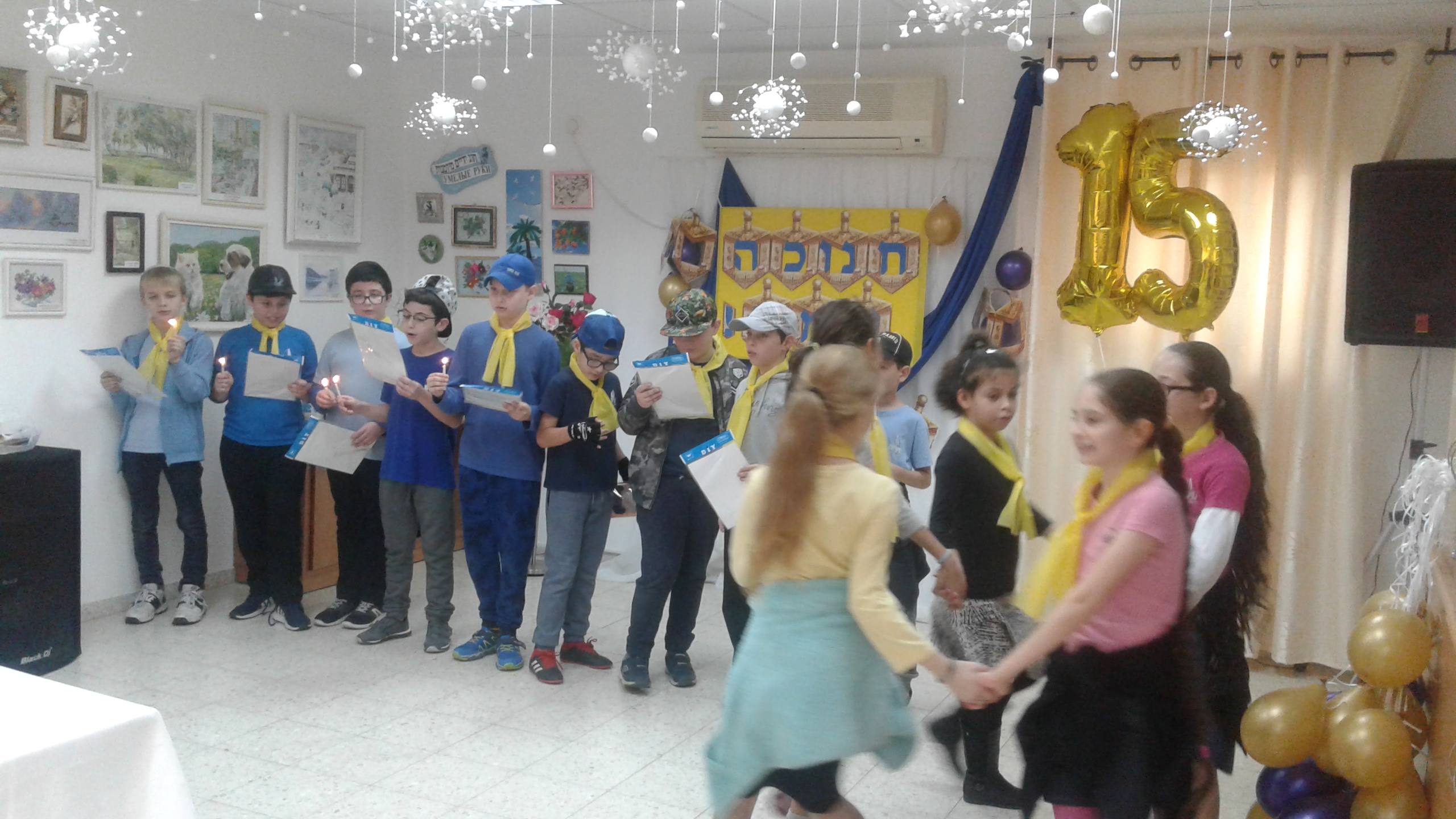 כיתה ג' הפעילו ושימחו עם השוטרת שלומית במועדון אנוש