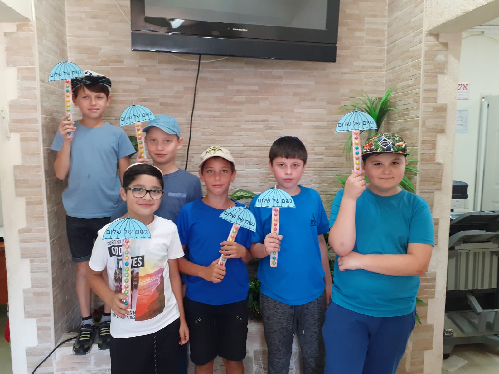 "גשם של שלום" ז' בחשון התחלנו להתפלל ולבקש על הגשם .