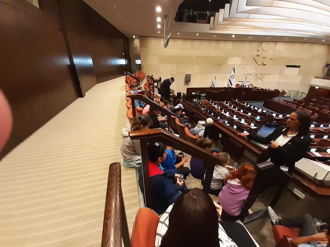 כיתות ה' ו1 השתתפו בביקור בכנסת
