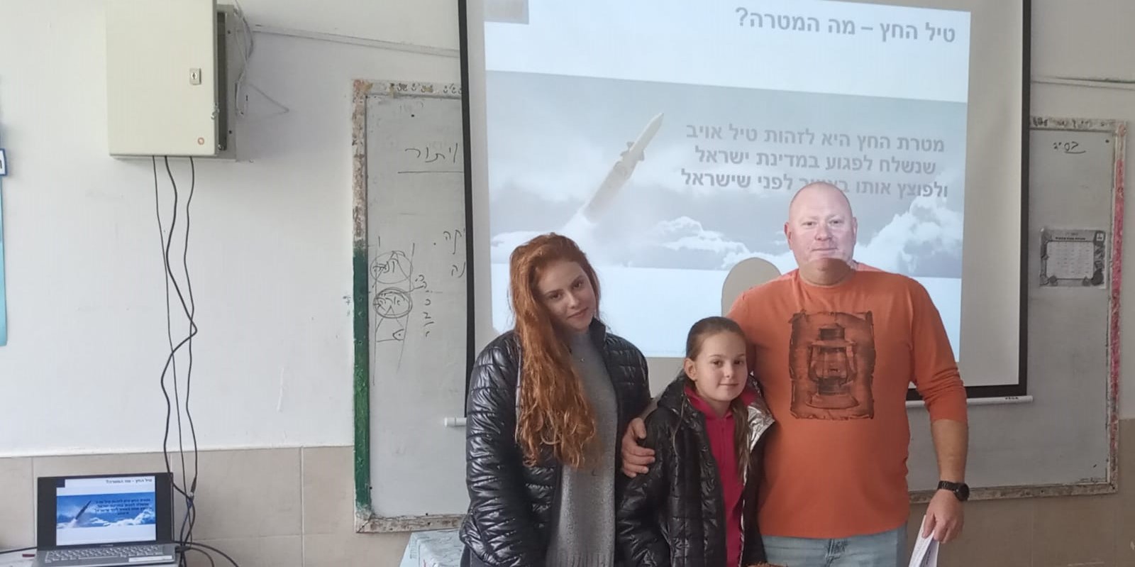 שישי אישי -תודה לאבא של סיגל מכיתה ה'2 שמסר לנו שיעור על תעשייה אוירית מרתקת ומאלפת בנושא טילים ומכ"ם .